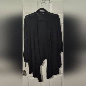 Black cardigan